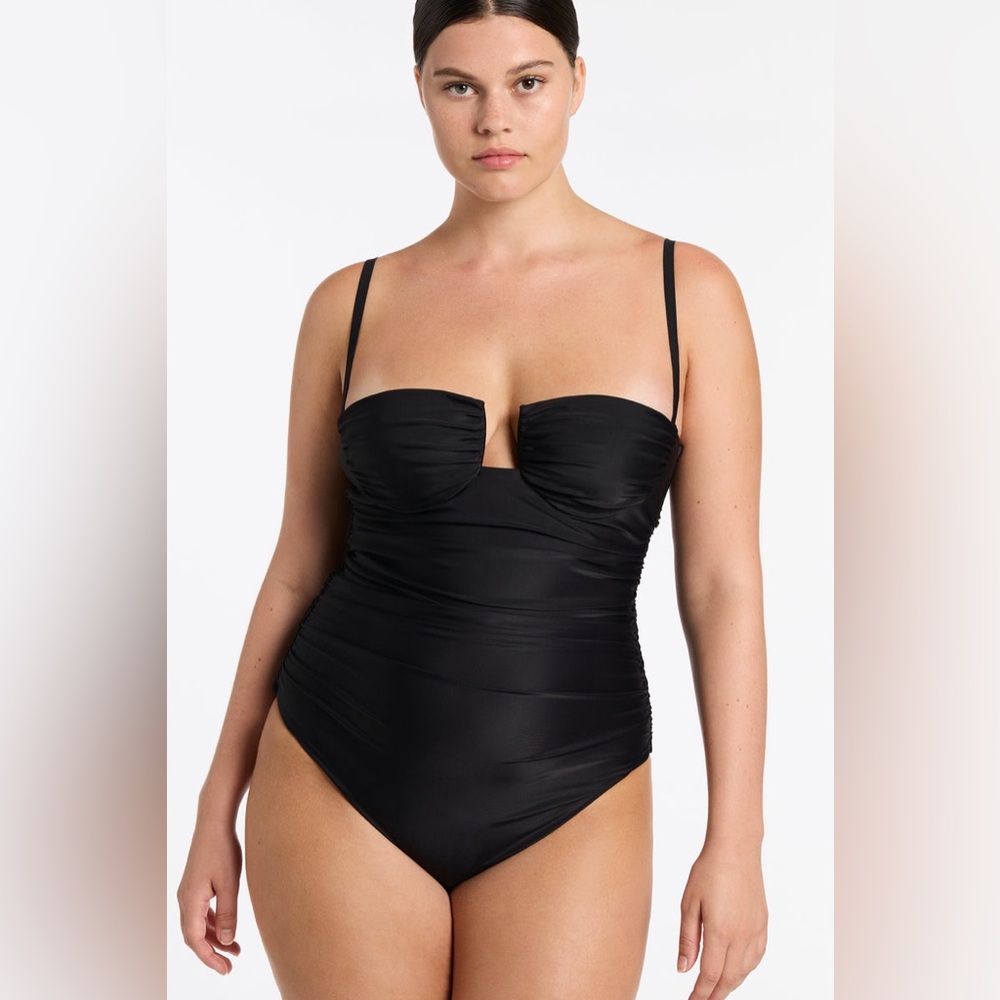 SIR. Zoya Gathered One Piece Swimsuit Size SIR. 3 / US 8 - Picture 10 of 17